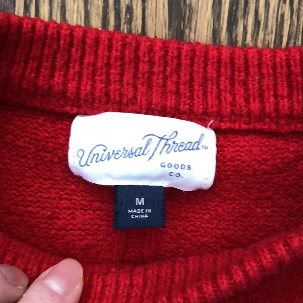 Universal Thread Cherry Red Super Soft Sweater - image 3